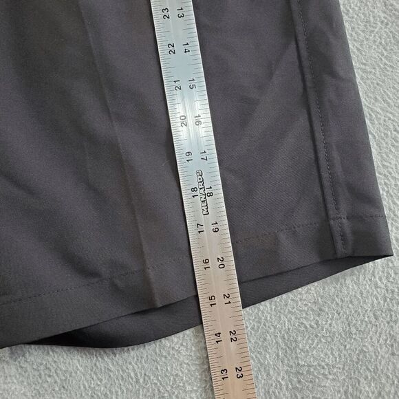 FootJoy Shorts Mens 34 Black Chino Slash Pocket Regular Fit Flat Front Logo - Picture 5 of 10